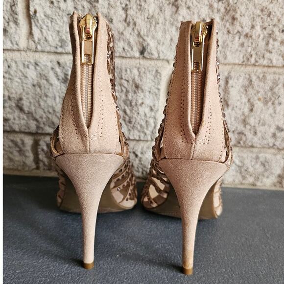 ZiGisoho Women's Duran Heeled Sandals, Sparkly Stilettos/Heels, NWOT, Sz 8 - Picture 7 of 7